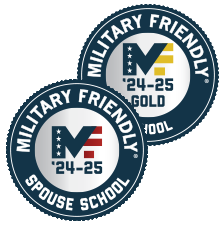 Military Friendly certified gold and spouse school