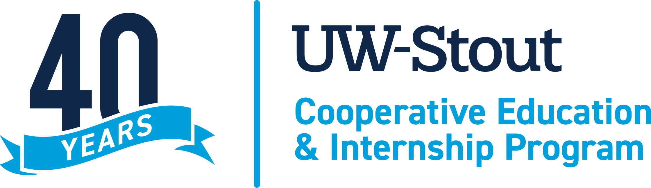 40 year logo of Cooperative Education and Internship Program