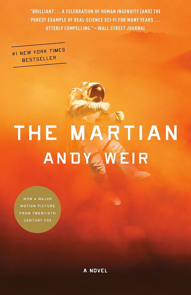 Book Cover of The Martian by Andy Weir