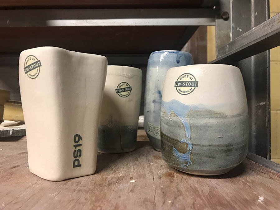 The mug project allowed students to learn a manufacturing process.