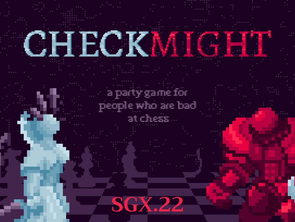 Checkmight title poster